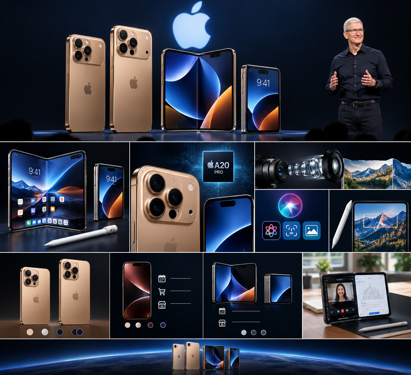 Apple បញ្ចេញ iPhone 18 Pro, 18 Pro Max និង iPhone Duo ជាផ្លូវការ — Duo ជា iPhone អេក្រង់បត់ដំបូង